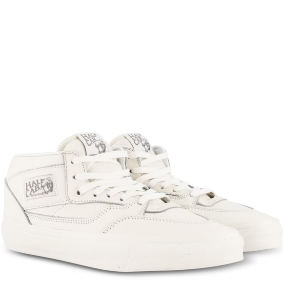 Vans Half Cab 33 DX Vintage Leather in White & Grey UK 8 EUR 42 Men's US 9.0 - Picture 8 of 16